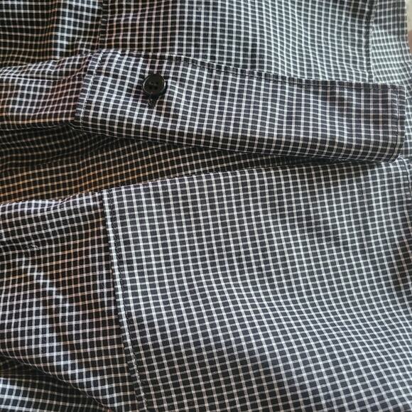 Lane Bryant Long Sleeve Fitted Blouse Black and White New with Tags Size 14 - Picture 4 of 9